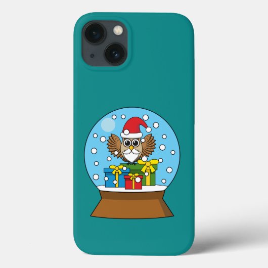 Schneegolle mit dem Weihnachtsklaus Case-Mate iPhone Hülle (Rückseite)
