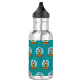 Schneegolle mit dem Weihnachtsklaus Edelstahlflasche (Rechts)