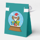 Schneegolle mit dem Weihnachtsklaus Geschenkschachtel (Rückseite)