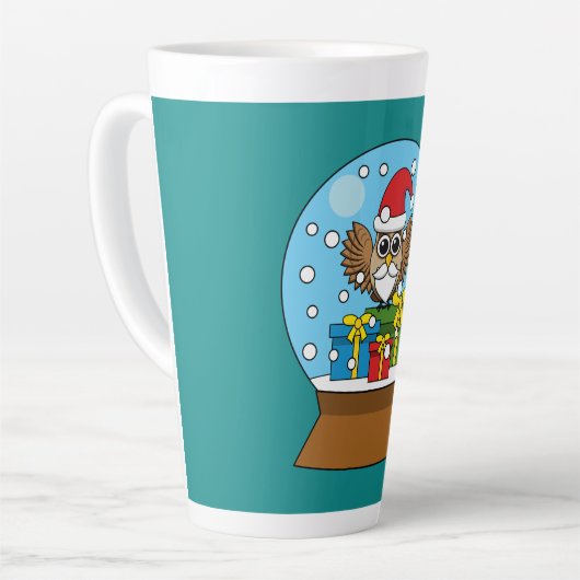 Schneegolle mit dem Weihnachtsklaus Milchtasse (Linke Ecke)