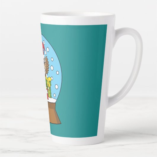 Schneegolle mit dem Weihnachtsklaus Milchtasse (Rechts)