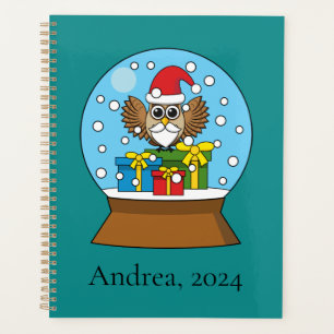 Schneegolle mit dem Weihnachtsklaus   Personalisie Planer