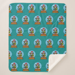 Schneegolle mit dem Weihnachtsklaus Sherpadecke