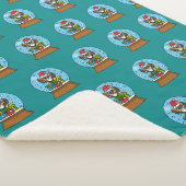 Schneegolle mit dem Weihnachtsklaus Sherpadecke (3/4)