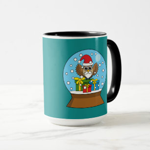 Schneegolle mit dem Weihnachtsklaus Tasse