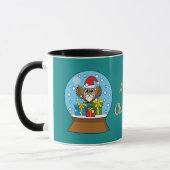 Schneegolle mit dem Weihnachtsklaus Tasse (Links)