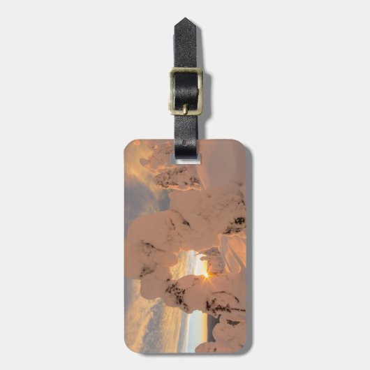 Schneegurken im Weißfischbereich Gepäckanhänger (Vorderseite vertikal)