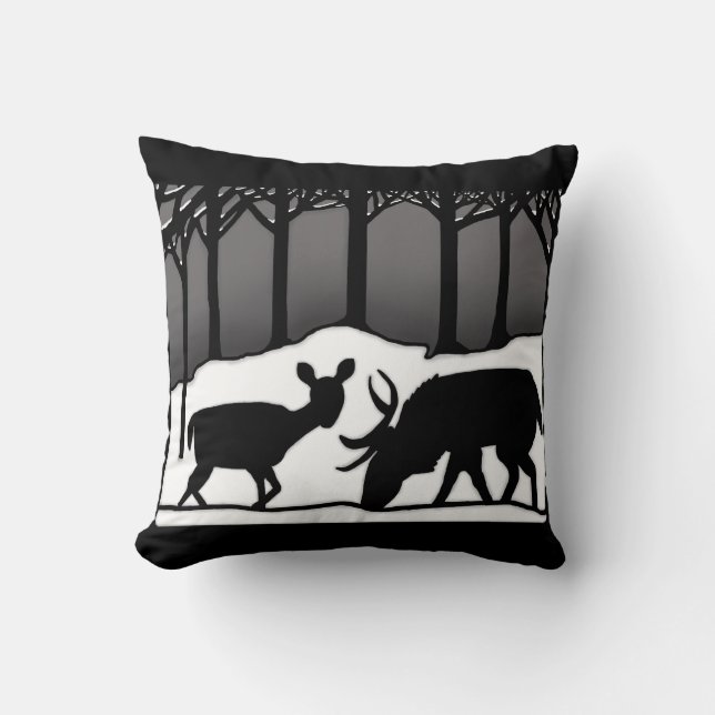 Schneehändler Kissen (Vorderseite)