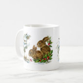 Schneehäschen Kaffeetasse (Vorderseite Links)