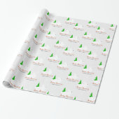 Schneehäschen-Weihnachtspapier Geschenkpapier (Ungerollt)