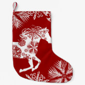 Schneehase Kleiner Weihnachtsstrumpf (Vorderseite)