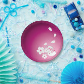 Schneehasen und Sakura Pappteller (Party)