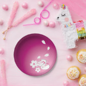 Schneehasen und Sakura Pappteller (Party)