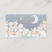 Schneehaus Babydusche-Windeln Tombola Begleitkarte (Rückseite)