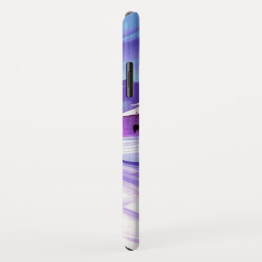 Schneehaus in Winterlandschaft Case-Mate iPhone Hülle (Hinten/Rechts)