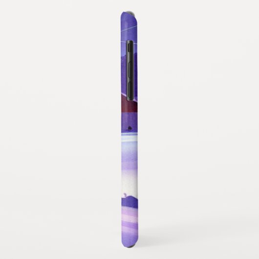 Schneehaus in Winterlandschaft Case-Mate iPhone Hülle (Hinten/Links)