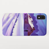 Schneehaus in Winterlandschaft Case-Mate iPhone Hülle (Rückseite (Horizontal))