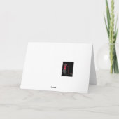 Schneehäuser des Parlaments Feiertagskarte (Rückseite)