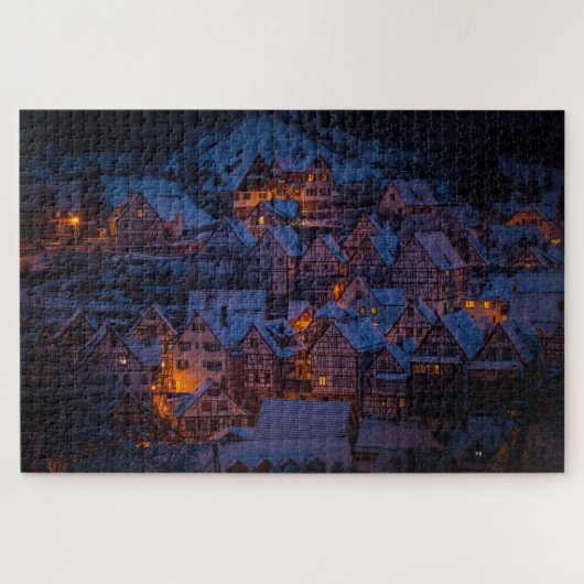 Schneehäuser Szenisch Puzzle (Horizontal)