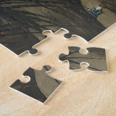 Schneeheron oder Weißer Egret von Vögeln Amerikas Puzzle (Seite)