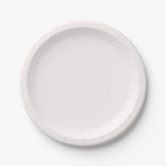 Schneehintergrund Pappteller (Vorderseite)