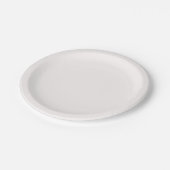 Schneehintergrund Pappteller (Schrägansicht)