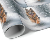 Schneehirte Geschenkpapier (Rolleneckpunkt)