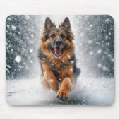 Schneehirte Mousepad (Vorne)