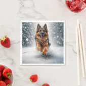 Schneehirte Serviette (Beispiel)