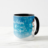 Schneehugs & warme Schlucke Tasse (VorderseiteRechts)