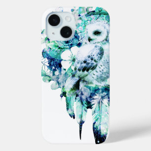 Schneehuhn Dreamcatcher Grün und Aquamarin blaue B Case-Mate iPhone Hülle