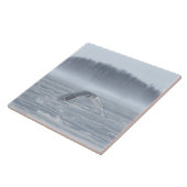 Schneehühner fliegen im Winter Fliese (Seite)