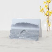 Schneehühner fliegen im Winter Karte (Gelbe Blume)