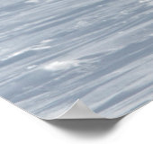 Schneehühner fliegen im Winter Poster (Ecke)