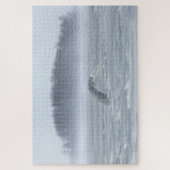 Schneehühner fliegen im Winter Puzzle (Vertikal)