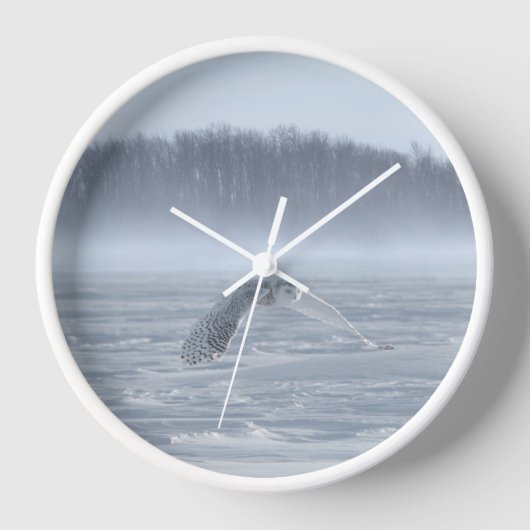 Schneehühner fliegen im Winter Uhr (Vorderseite)