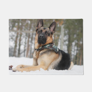 Schneehund Fußmatte