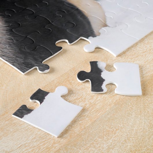 Schneehund Puzzle (Seite)