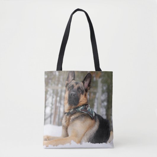 Schneehund Tasche (Vorderseite)