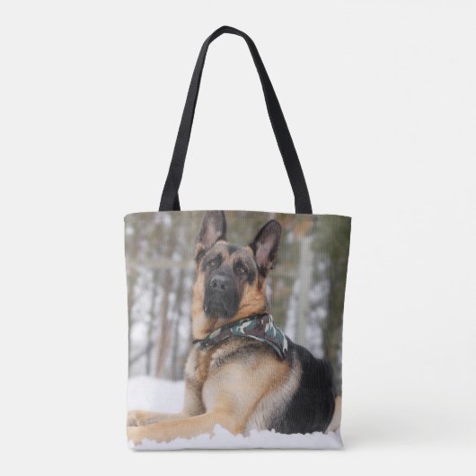 Schneehund Tasche (Rückseite)