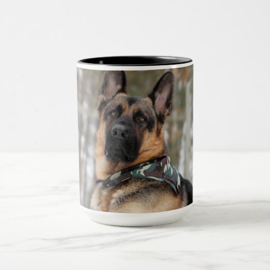 Schneehund Tasse (Zentrum)