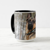 Schneehund Tasse (Vorderseite Links)
