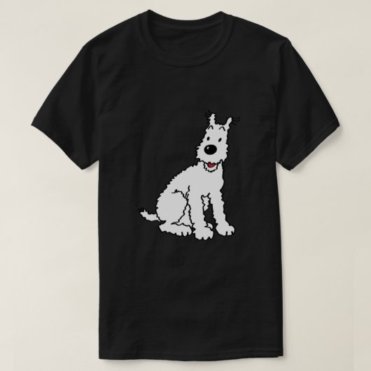 Schneehund Tin Classic T-Shirt (Design vorne)