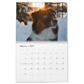 Schneehunde Kalender (Feb 2027)