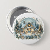 Schneehütte-Glüh-Szene Button (Vorne & Hinten)