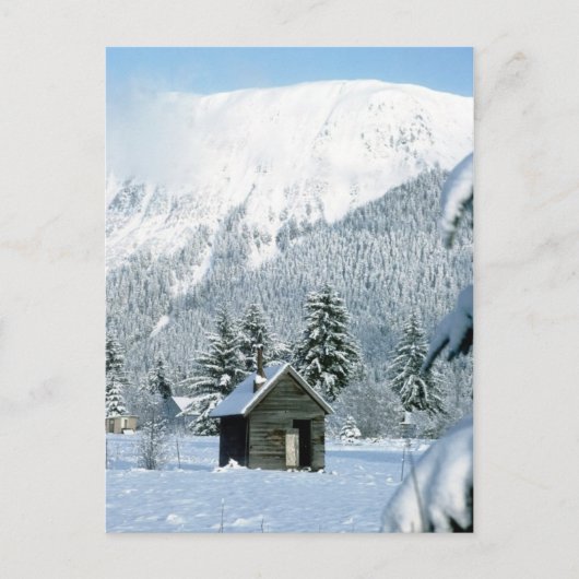 Schneehütte Postkarte (Vorderseite)