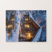 Schneehütte Puzzle (Horizontal)