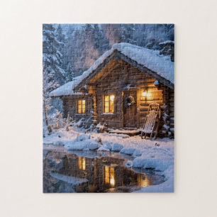 Schneehütte Puzzle