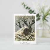 Schneehütte von Caspar David Friedrich Postkarte (Stehend Vorderseite)