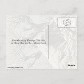 Schneehütte von Caspar David Friedrich Postkarte (Rückseite)